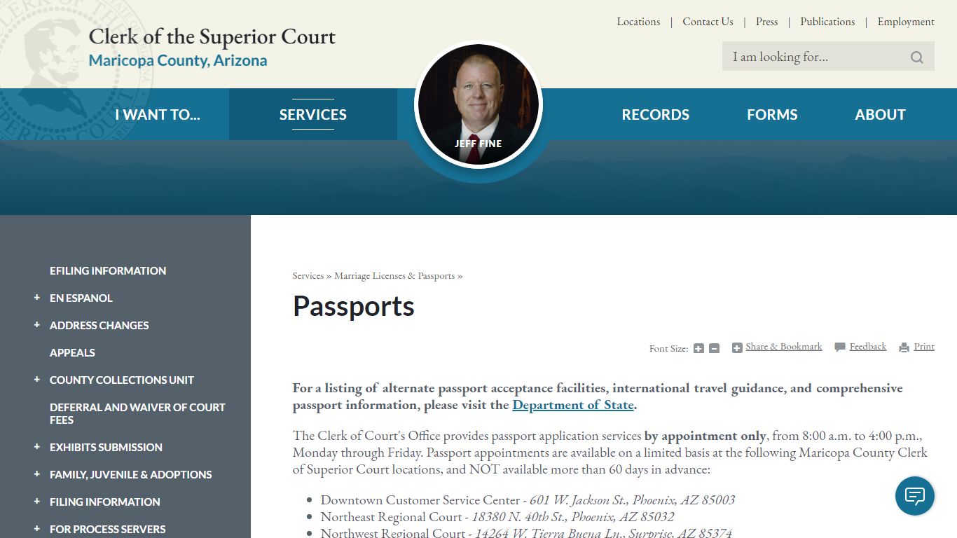 Passports | Maricopa County Clerk of Superior Court
